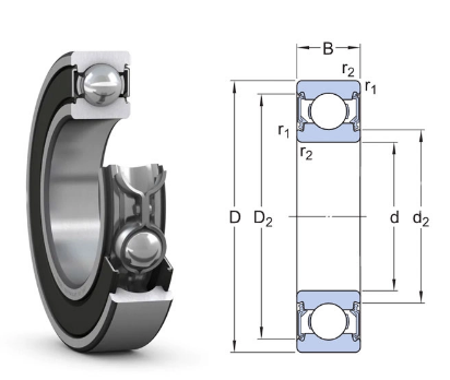 6010-2RS1 SKF